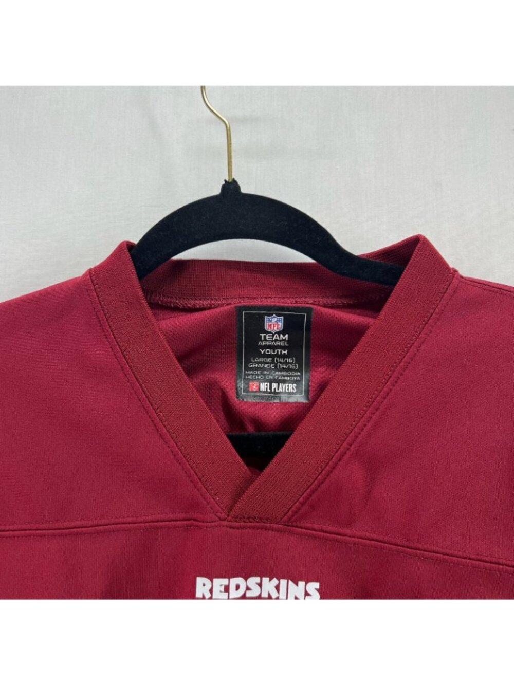 NFL Washington Redskins RG3 Jersey Youth L Griffin III 10 Football Fan Burgundy - Picture 5 of 11